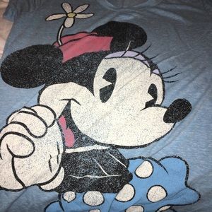 blue minnie mouse shirt